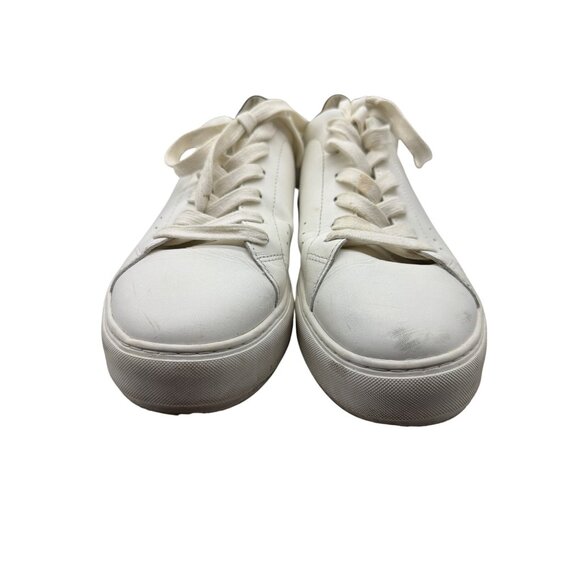KURT GEIGER LONDON Women's Laney Platform Low Top Sneakers White Leather EUR 41 - Picture 3 of 11